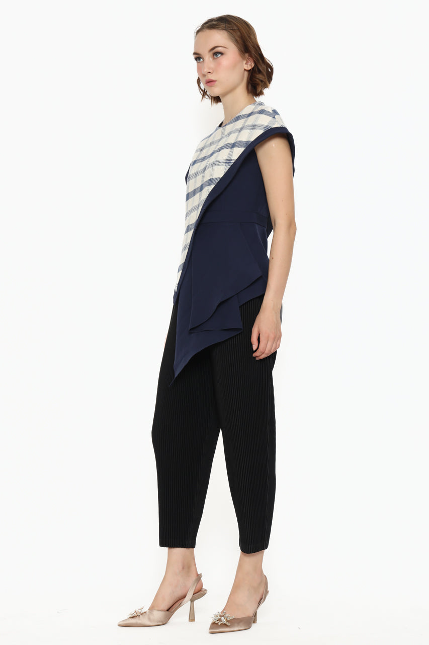 Bloom et Champs Tweed Navy Top