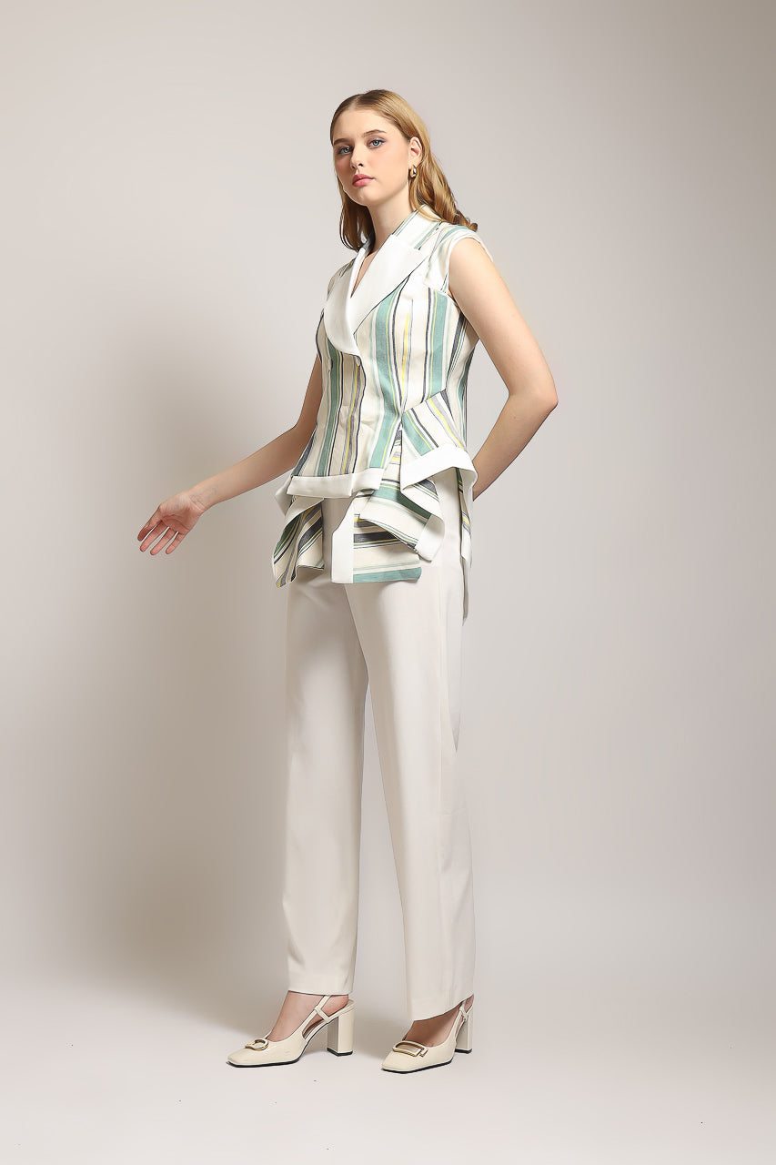 Bloom et Champs Vest Linen Salur