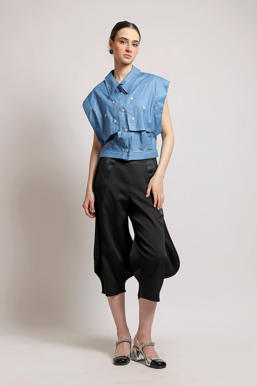 Bloom et Champs Kemeja Baby Blue