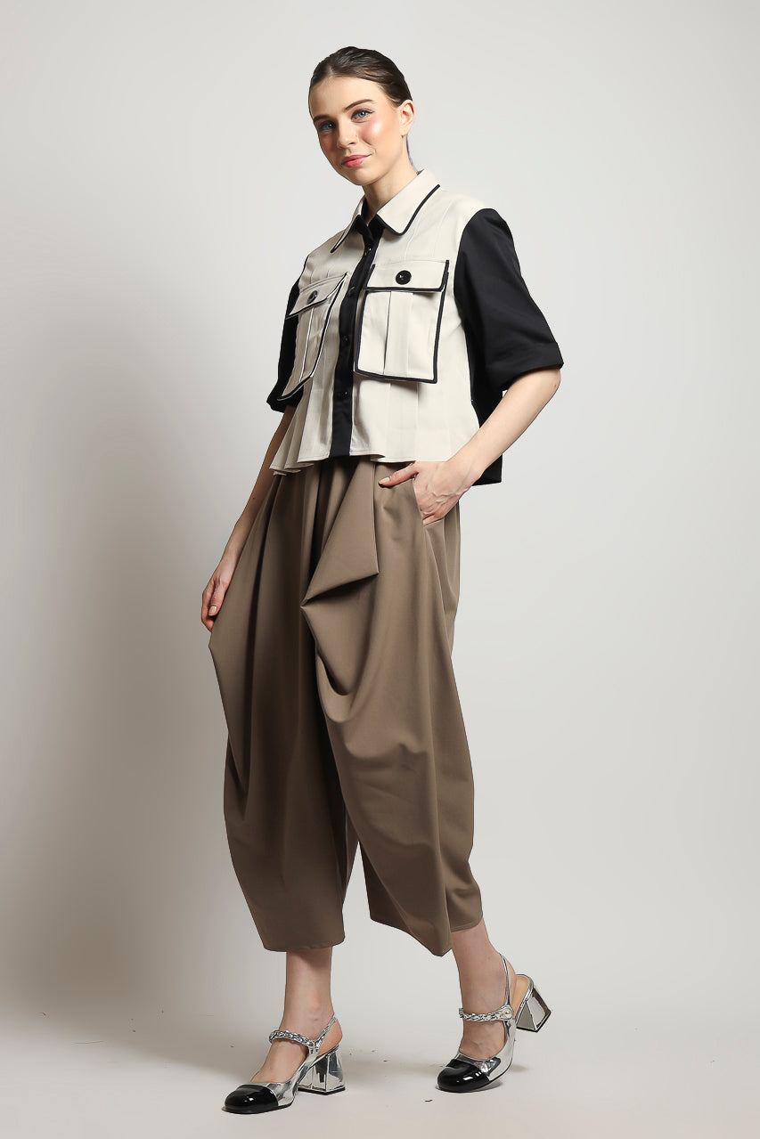 Bloom et Champs Kemeja Kantong Lipat