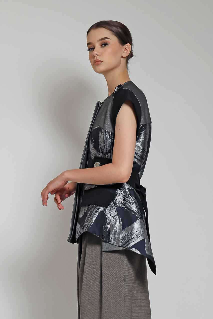 Bloom et Champs Top Jacquard Sayap / Zest Pants Mocha