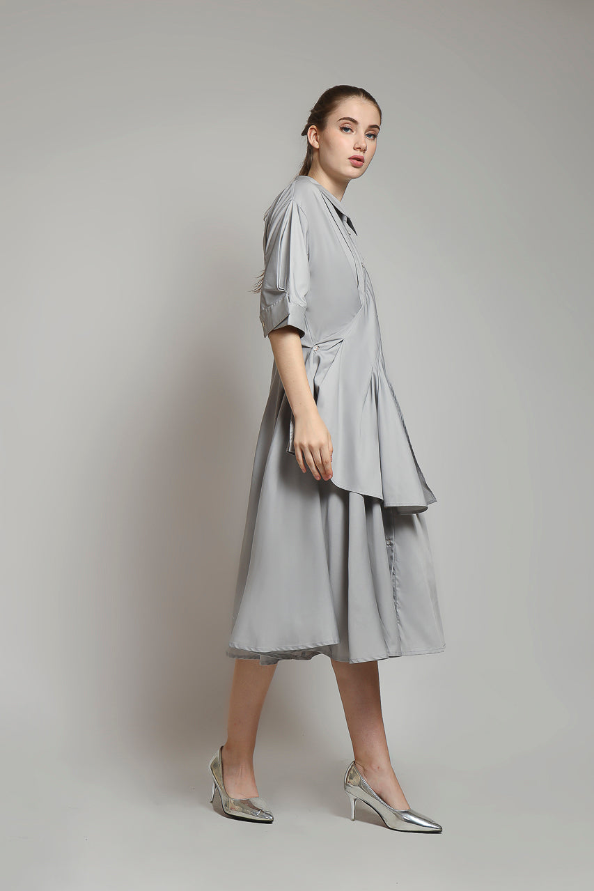 Bloom et Champs Dress Katun Abu