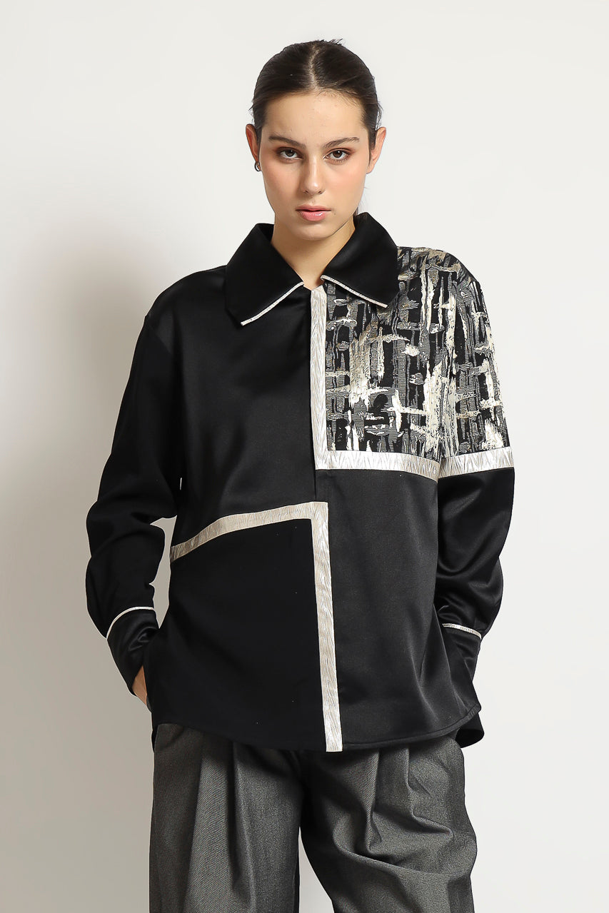 Bloom et Champs Kemeja Jacquard Siku