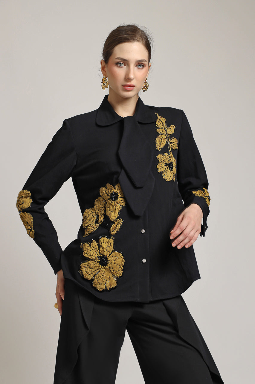 Bloom et Champs Kemeja Saffron Bloom Shirt