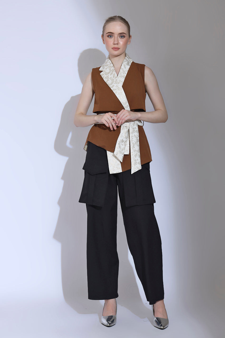 Bloom et Champs Vest Jinjet Terracotta