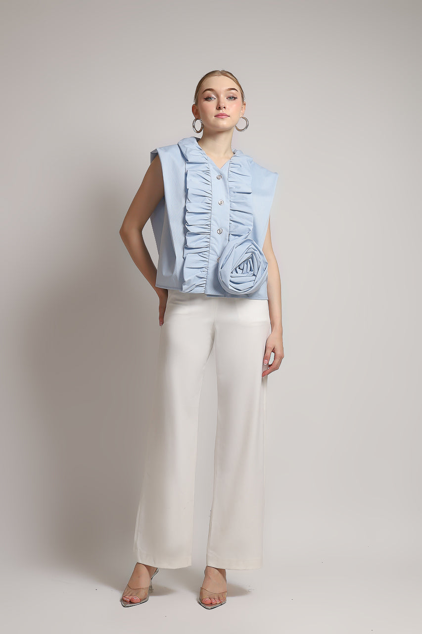 Bloom et Champs 3D Baby Blue Shirt