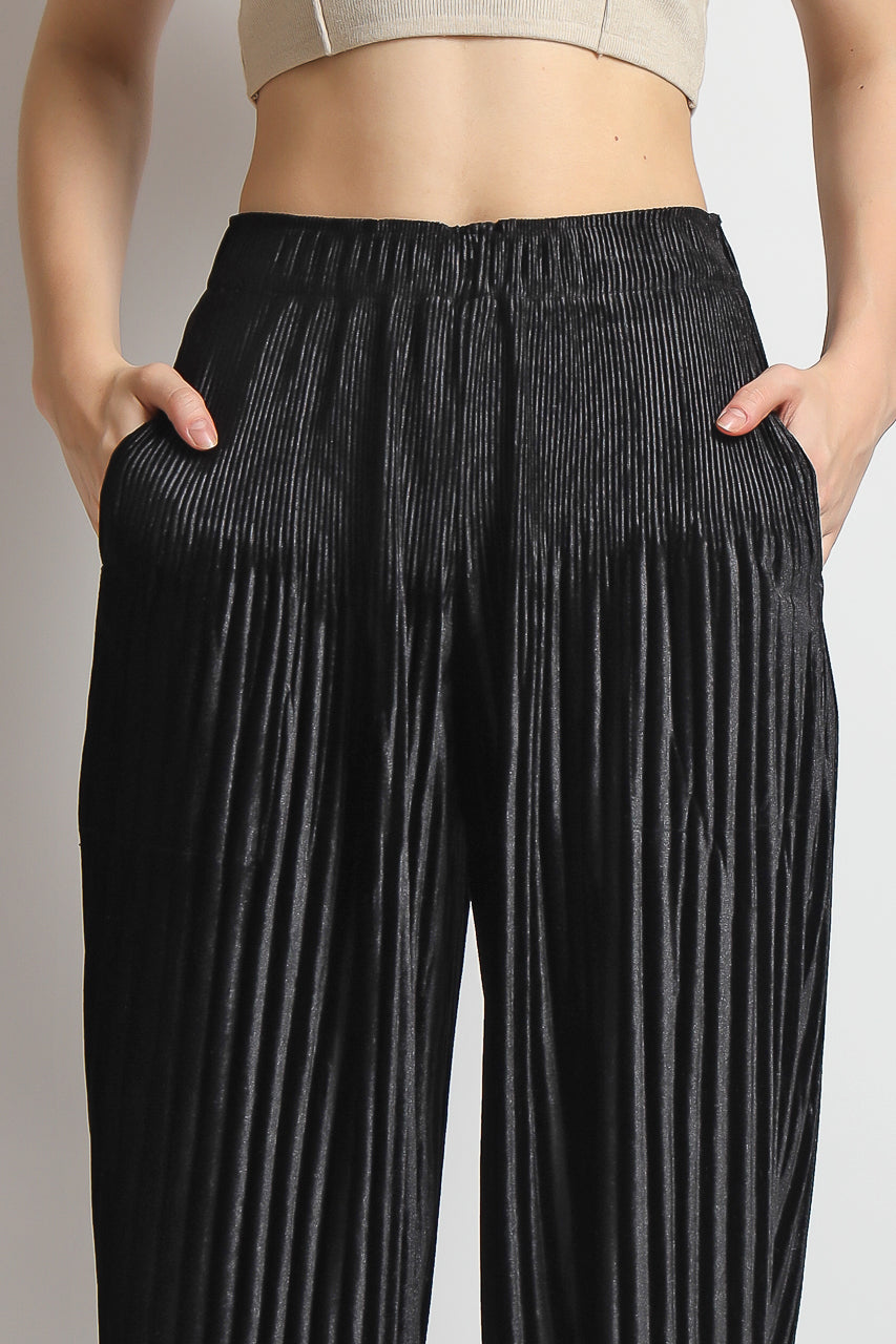 Bloom et Champs Casual Pleats Jacket and Velvet Pleats Pants