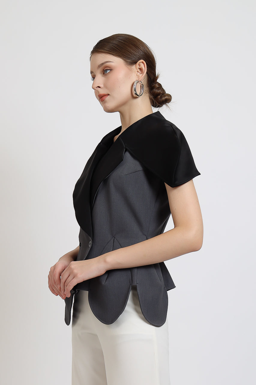 Bloom et Champs Prism Grey Blouse