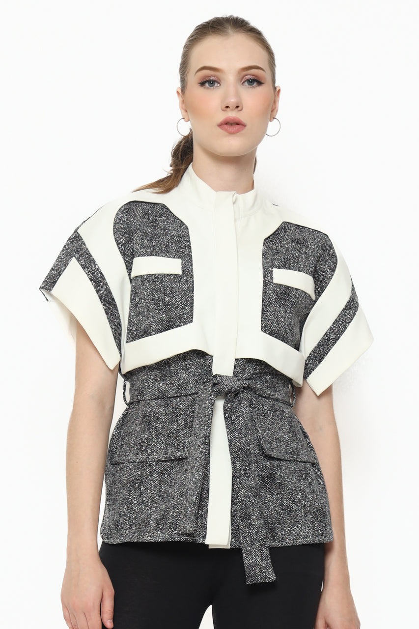 Bloom et Champs Kemeja Abu-Abu