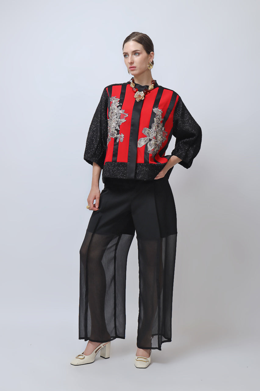 Bloom et Champs Blouse Bomba Salur AK in Red