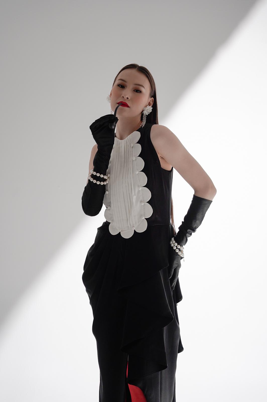 Bloom Dress Scalloped Tuxedo