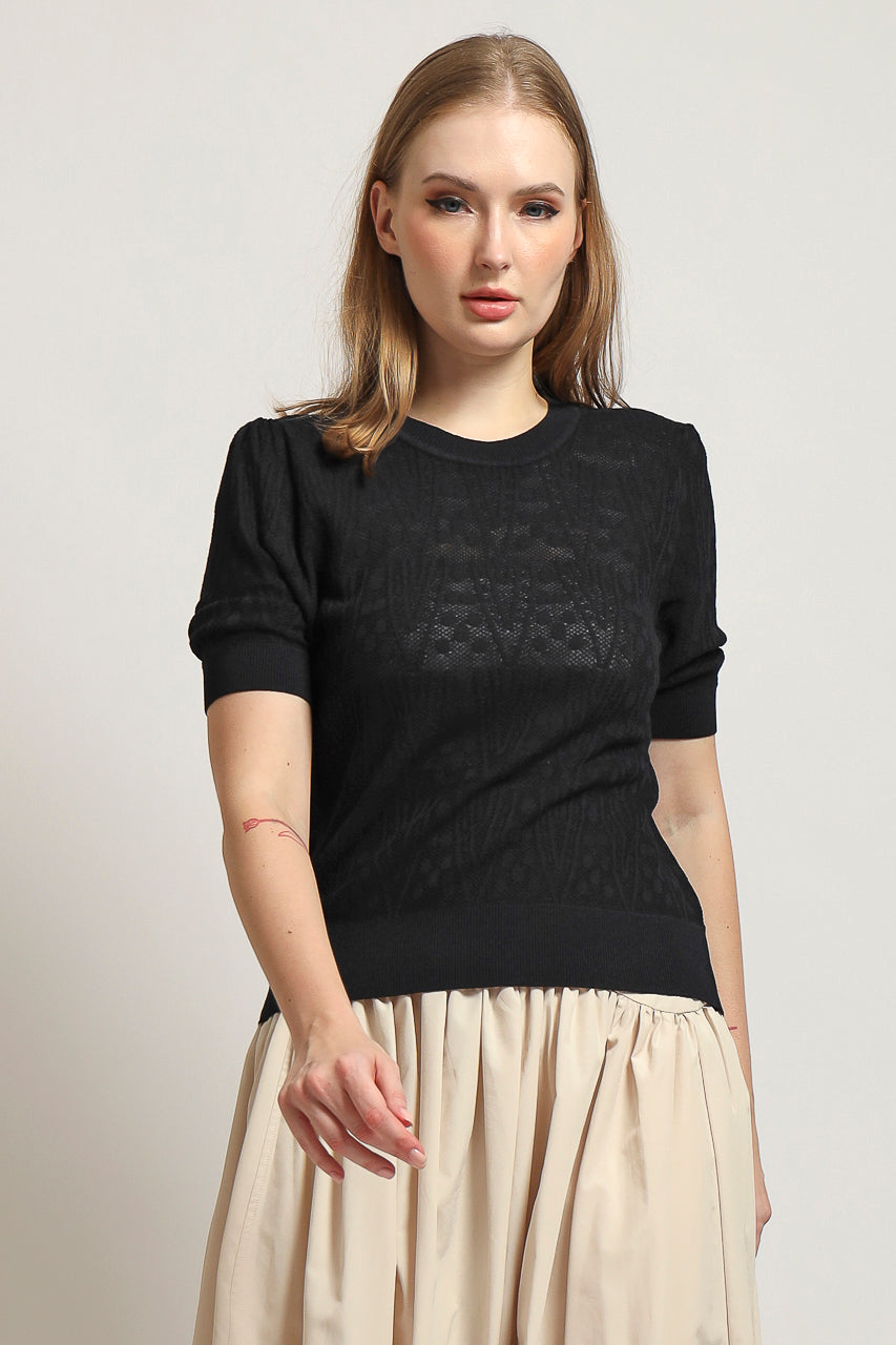 Bloom et Cotton Jacquard Knit