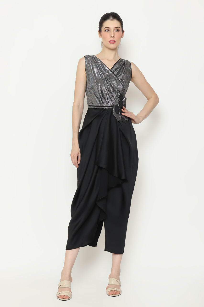 Bloom et Champs Dress Kembang Hitam