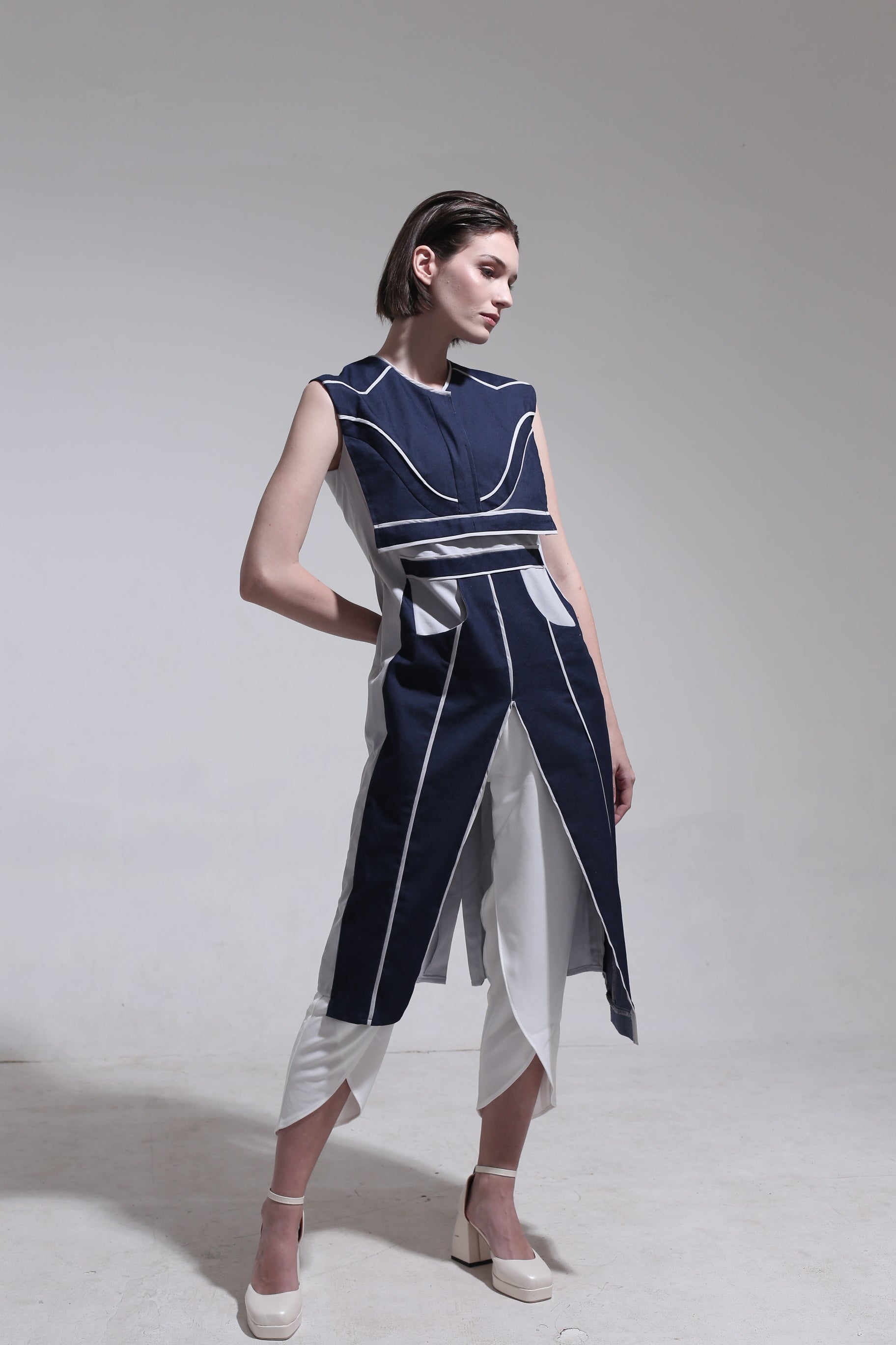 Bloom et Champs Geometric Long Top