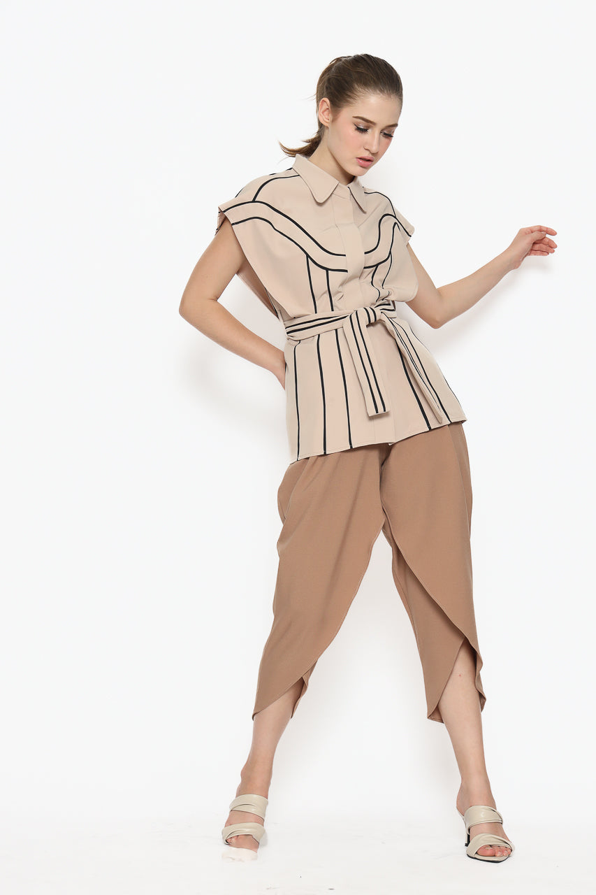 Bloom et Champs Tosca List Krem/Pocket Tulip Pants