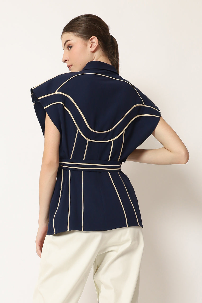 Bloom et Champs Tosca Top in Navy