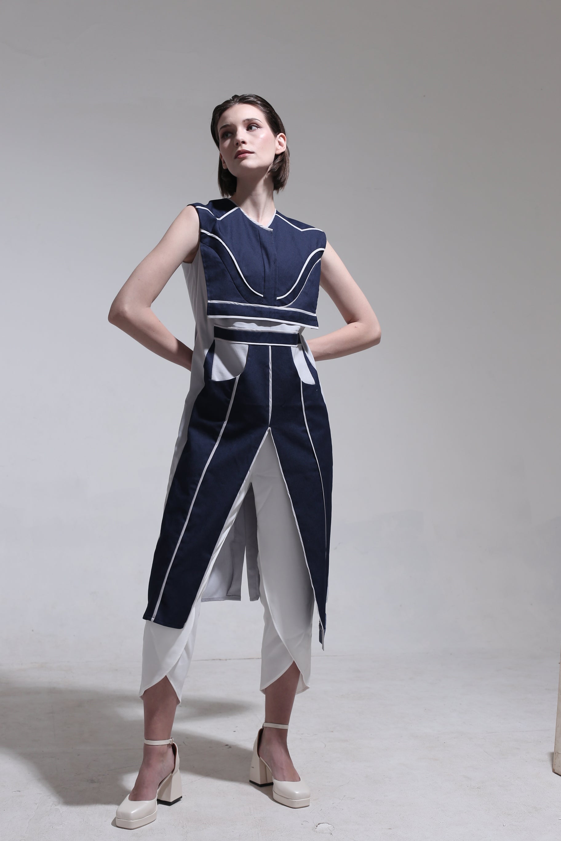 Bloom et Champs Geometric Long Top