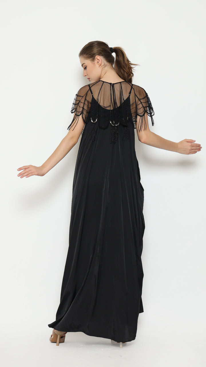 Bloom et Champs Kaftan Spaghetti Dress and Bolero