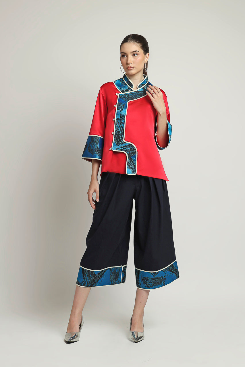 Bloom Et Champs Fan Rong Blouse Set