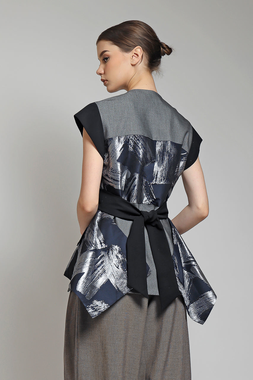 Bloom et Champs Top Jacquard Sayap / Zest Pants Mocha