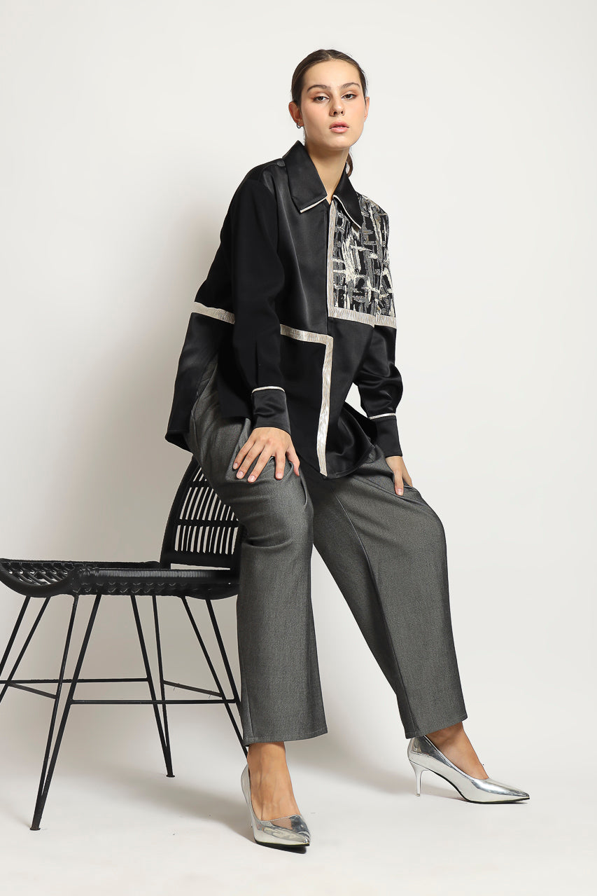 Bloom et Champs Kemeja Jacquard Siku