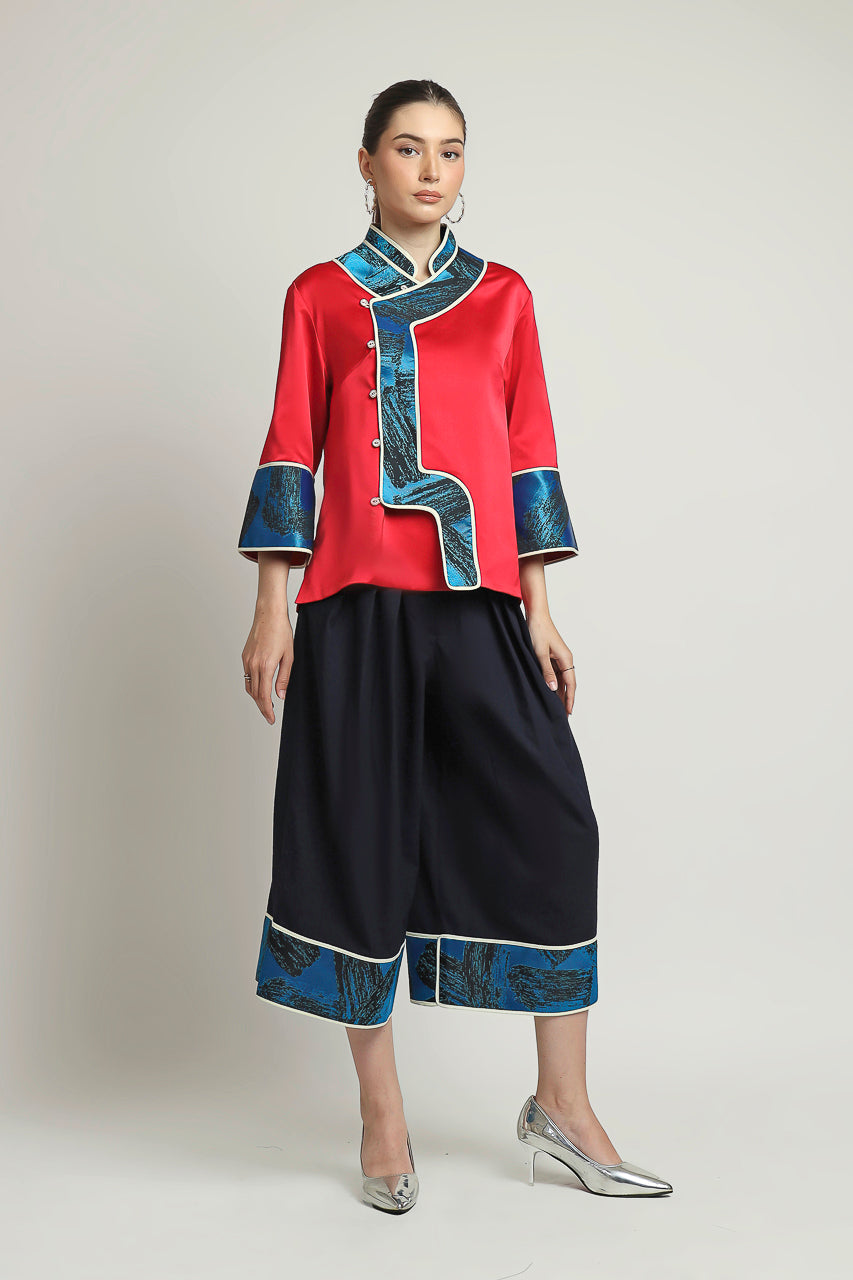 Bloom Et Champs Fan Rong Blouse Set