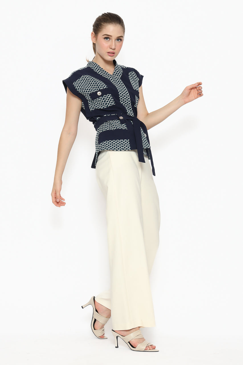 Bloom et Champs Leopard Polka Top