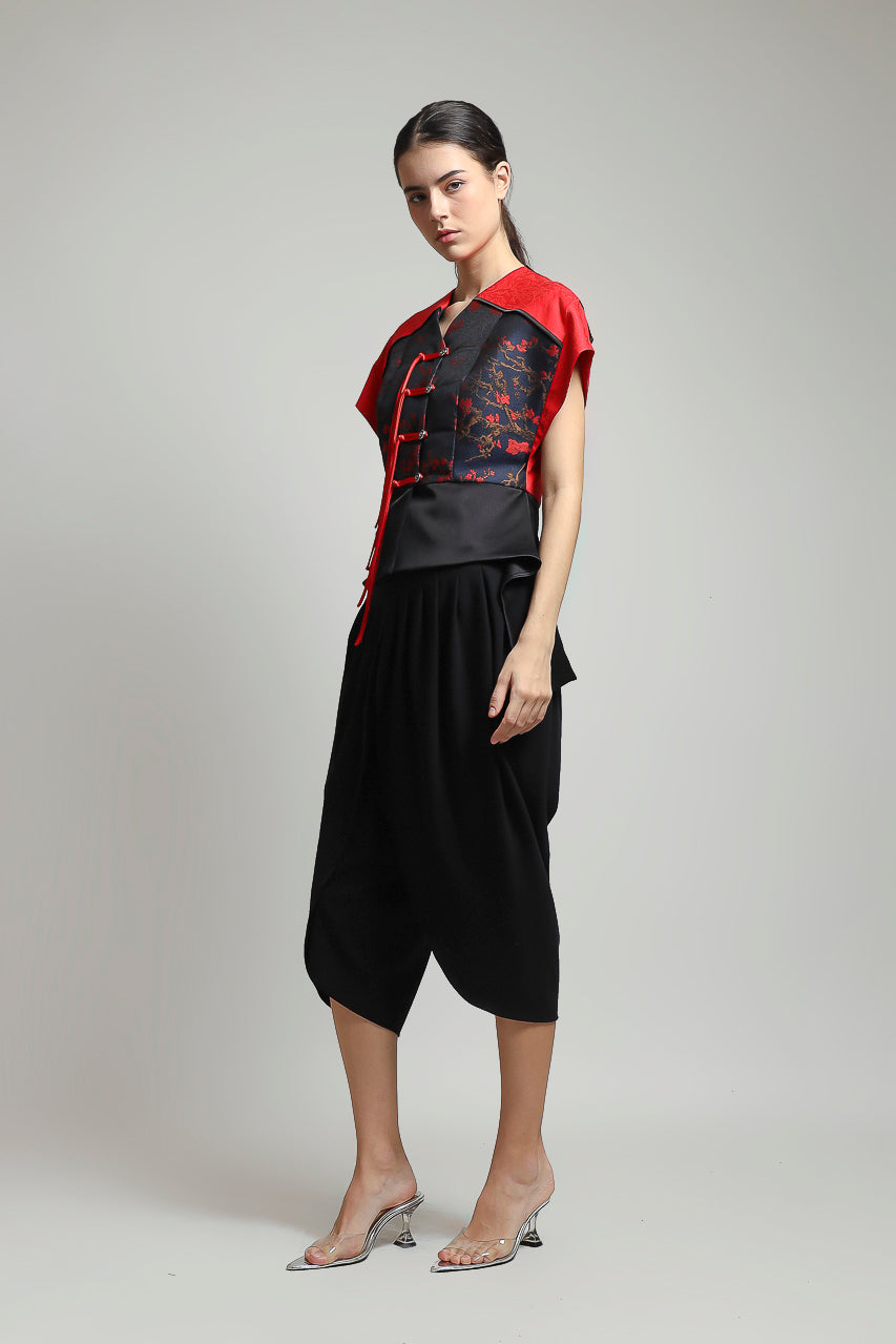 Bloom et Champs Tassel Top Jacquard