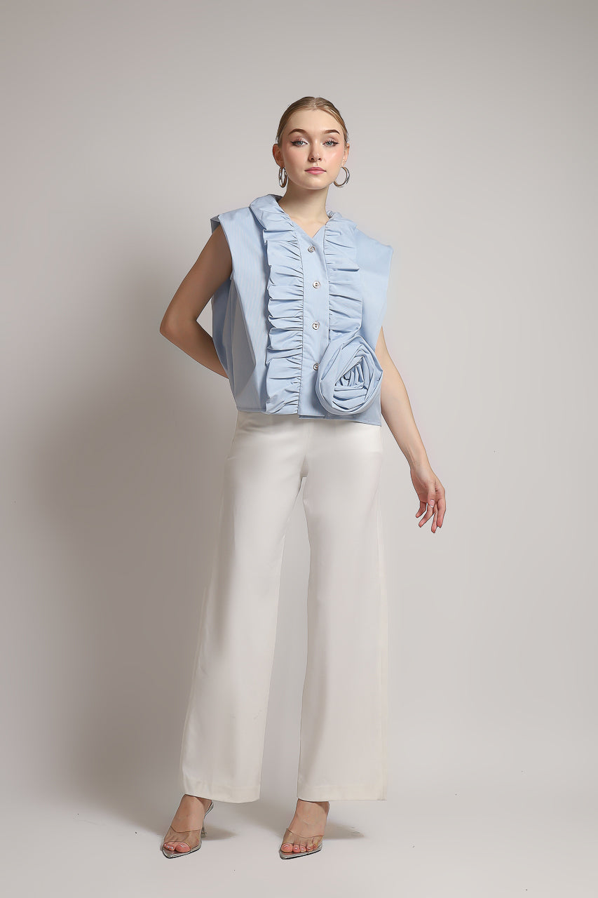 Bloom et Champs 3D Baby Blue Shirt