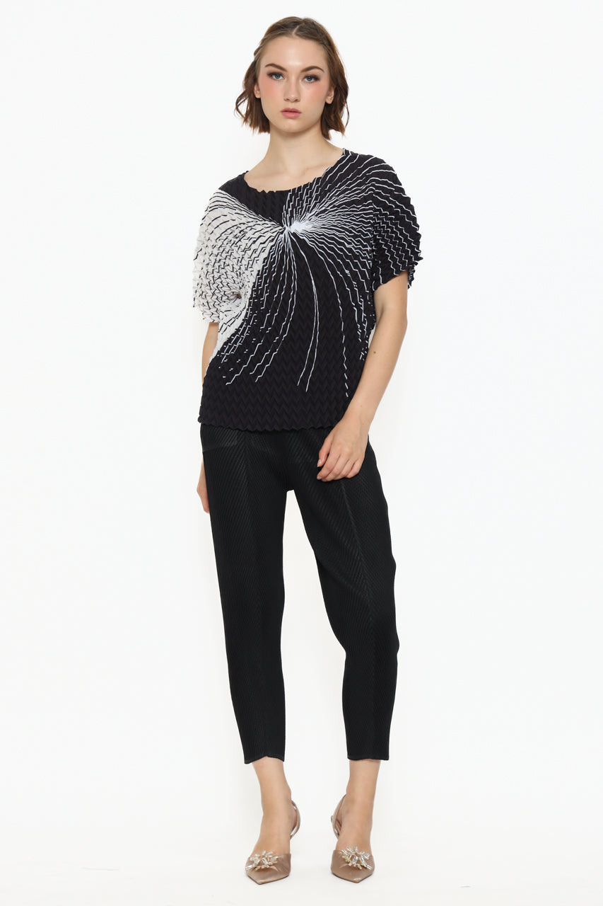 Bloom et Champs Stalactite Pleats/Textured Pleats Pants