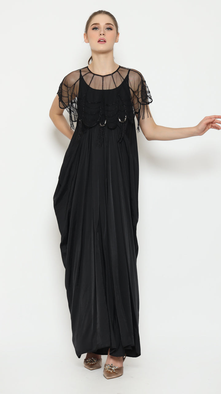 Bloom et Champs Kaftan Spaghetti Dress and Bolero