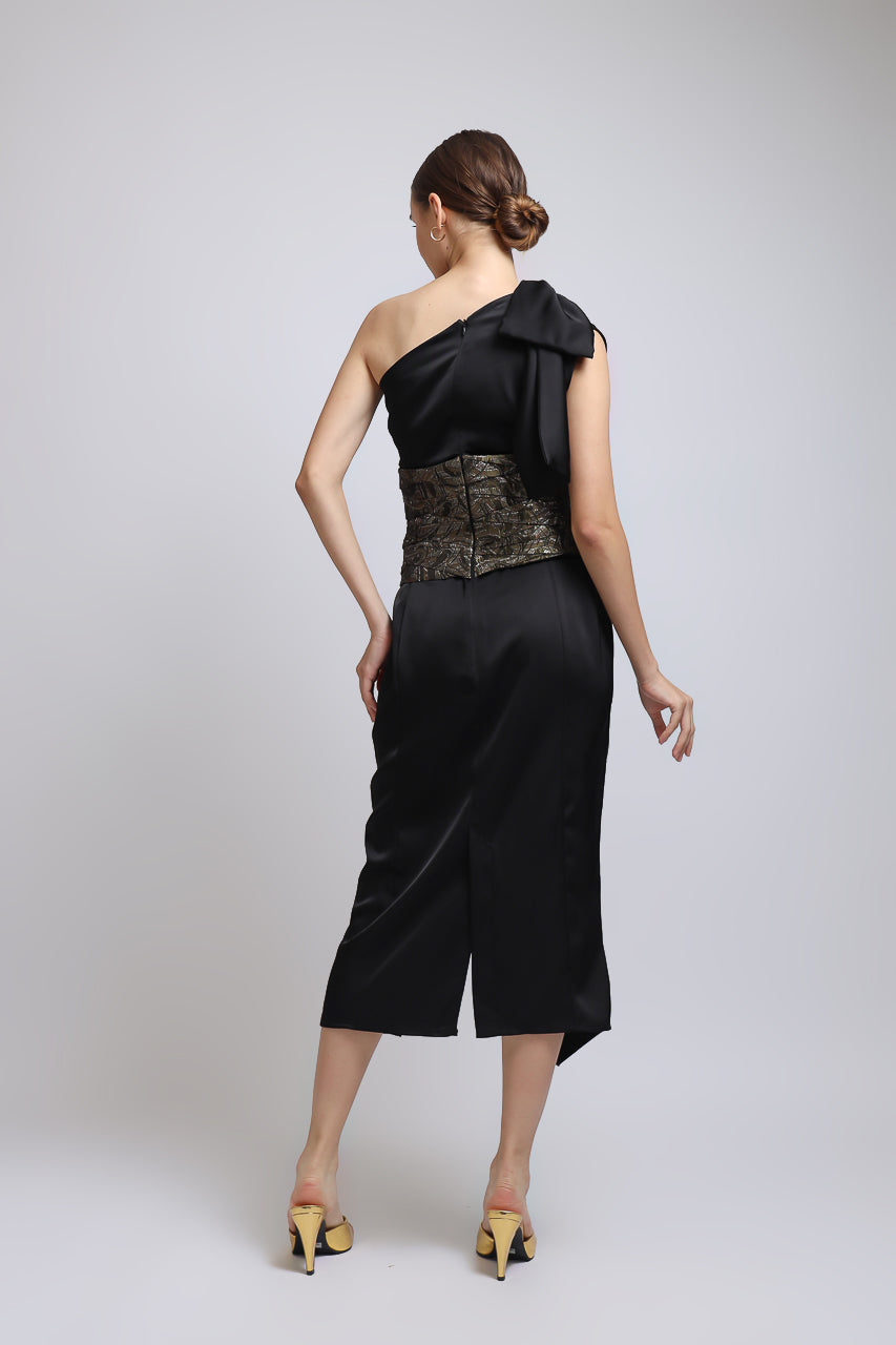 Bloom et Champs Dew Obi Dress Black