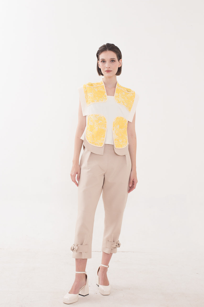 Bloom et Champs Lemon Lace Top