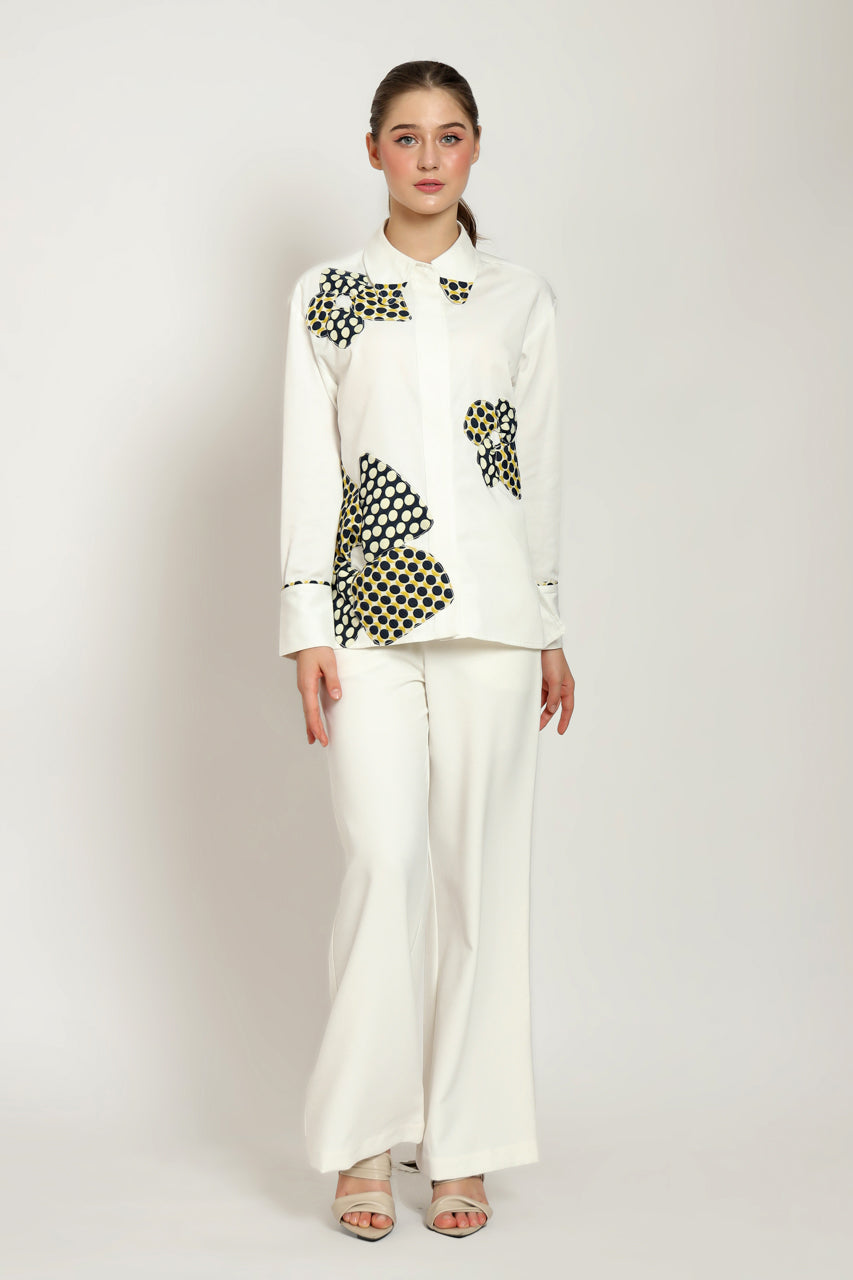 Bloom et Champs Kemeja Bunga Polka