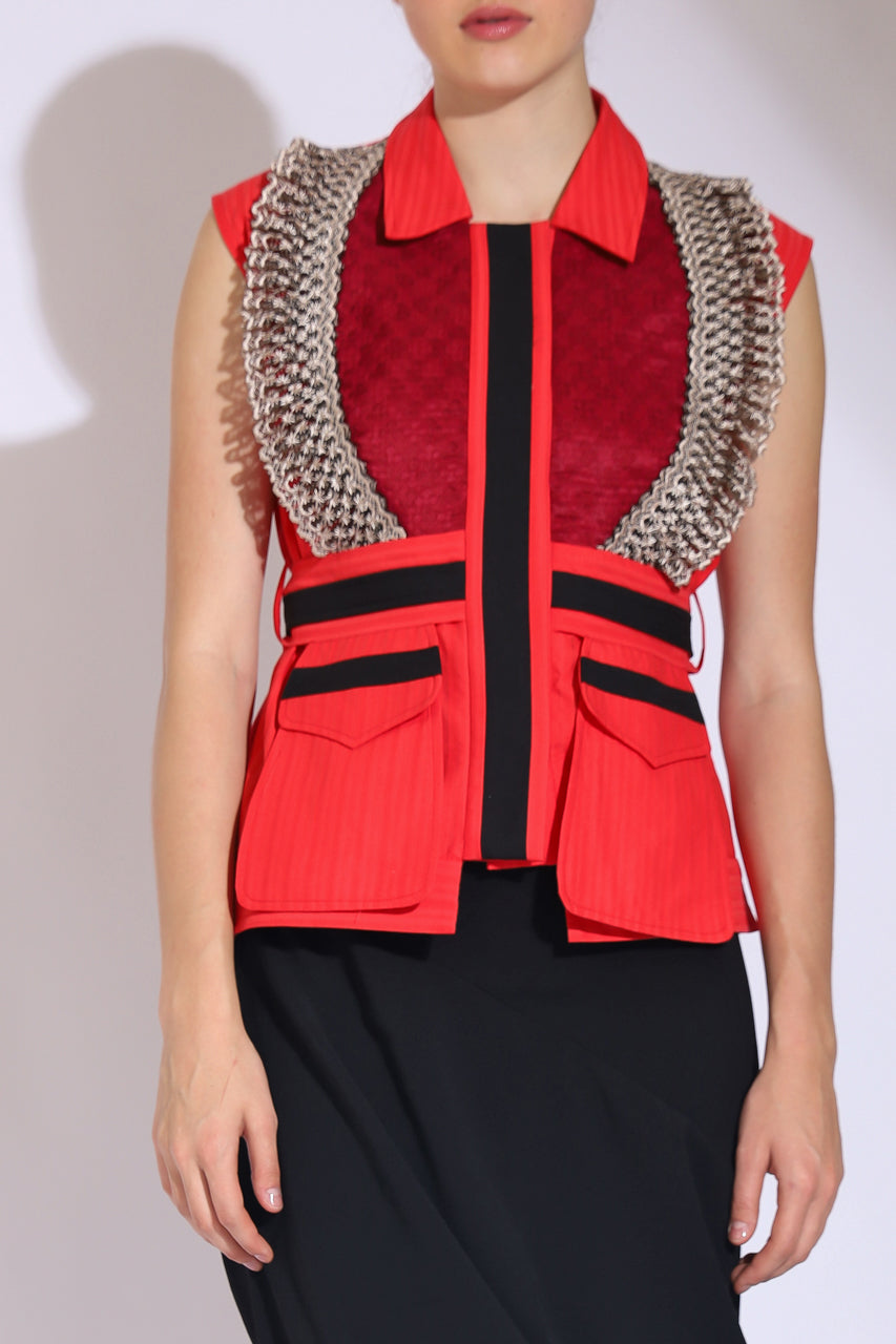 Bloom et Champs Kemeja Lingkar Merah