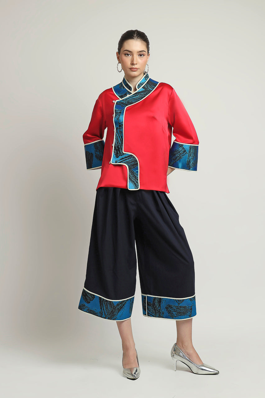 Bloom Et Champs Fan Rong Blouse Set