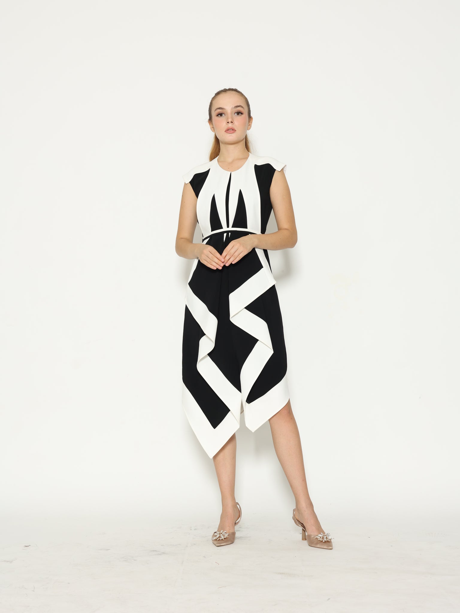 Bloom et Champs Assymetry Panda Dress