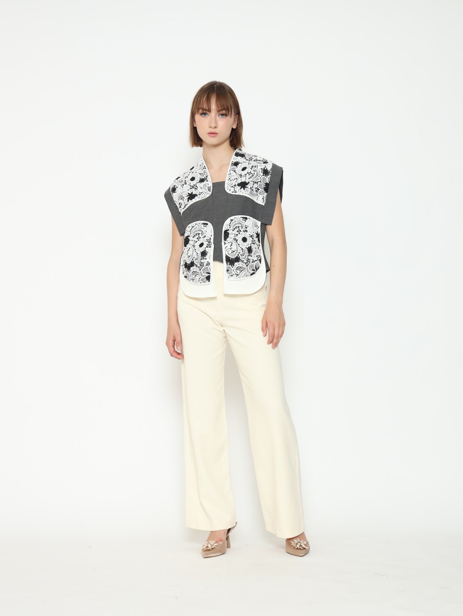 Bloom et Champs Top Brukat Abu