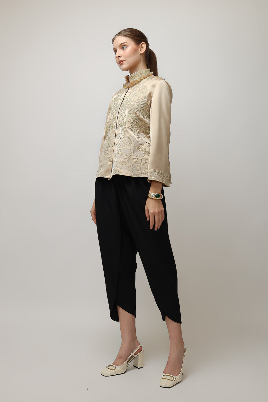 Bloom et Champs Blouse Bordir Gold Beige