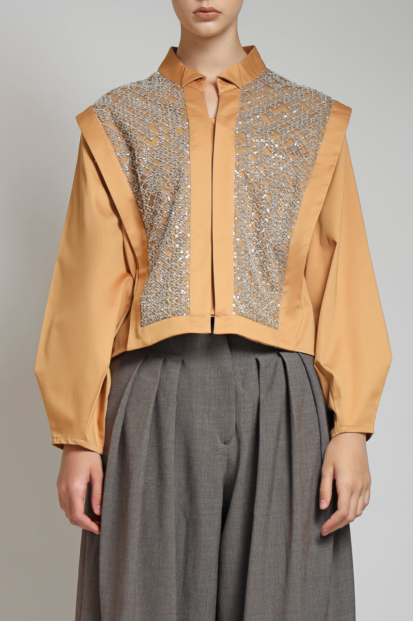 Bloom et Champs Kemeja Kotak / Mocha Zest Pants