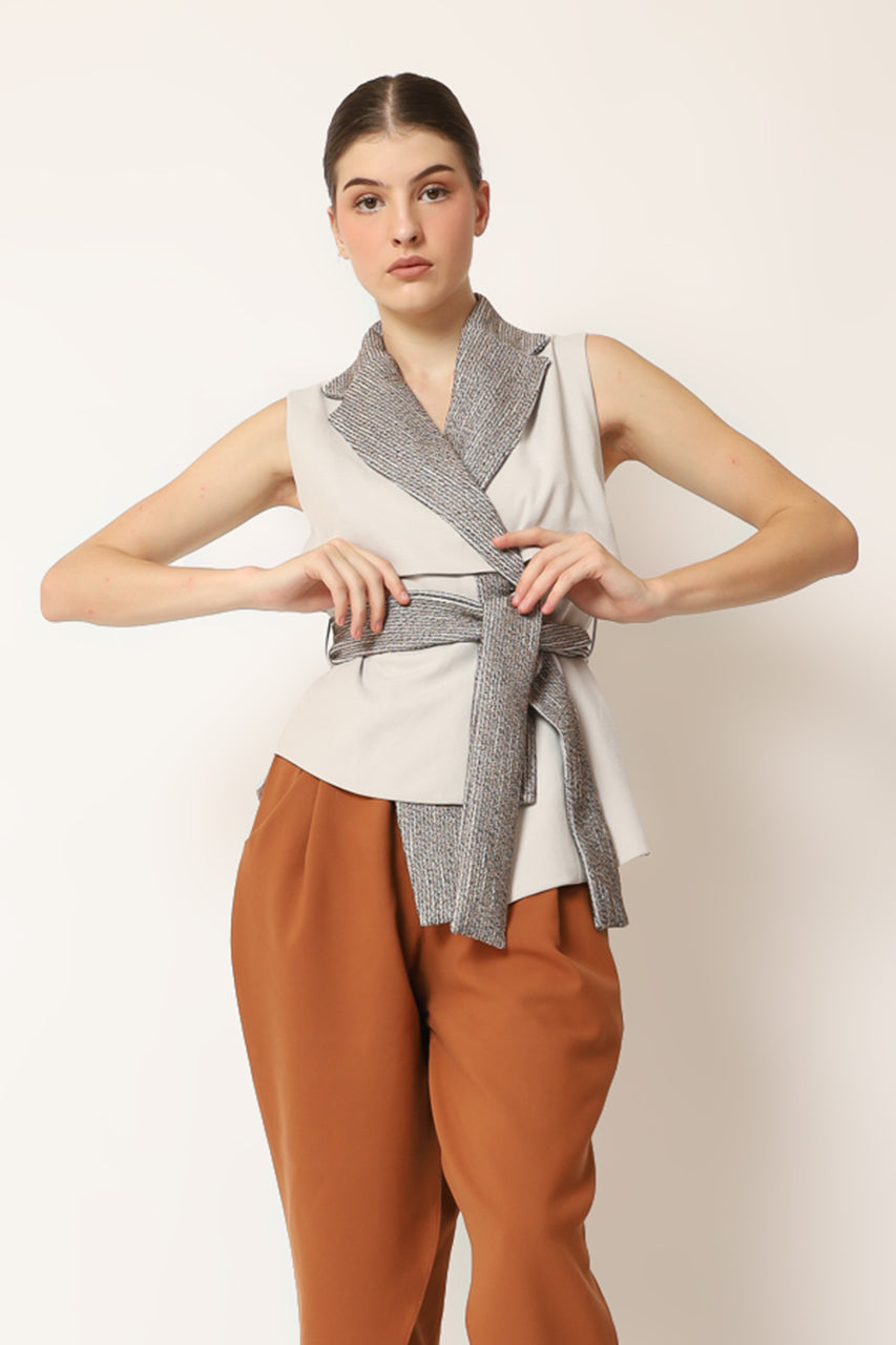 Bloom et Champs Vest Jinjet Tweed