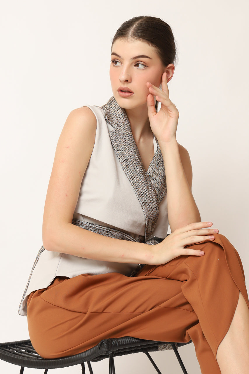 Bloom et Champs Vest Jinjet Tweed