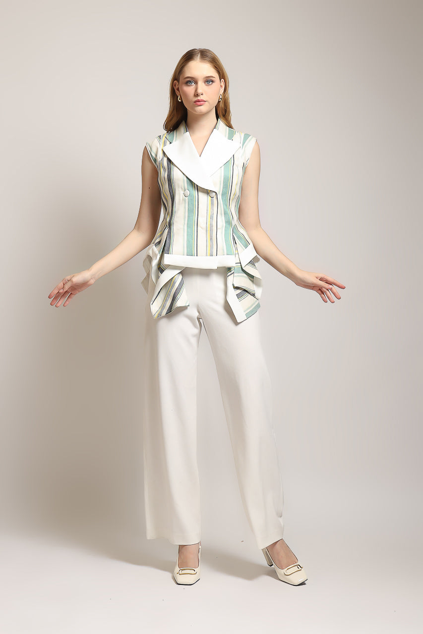 Bloom et Champs Vest Linen Salur