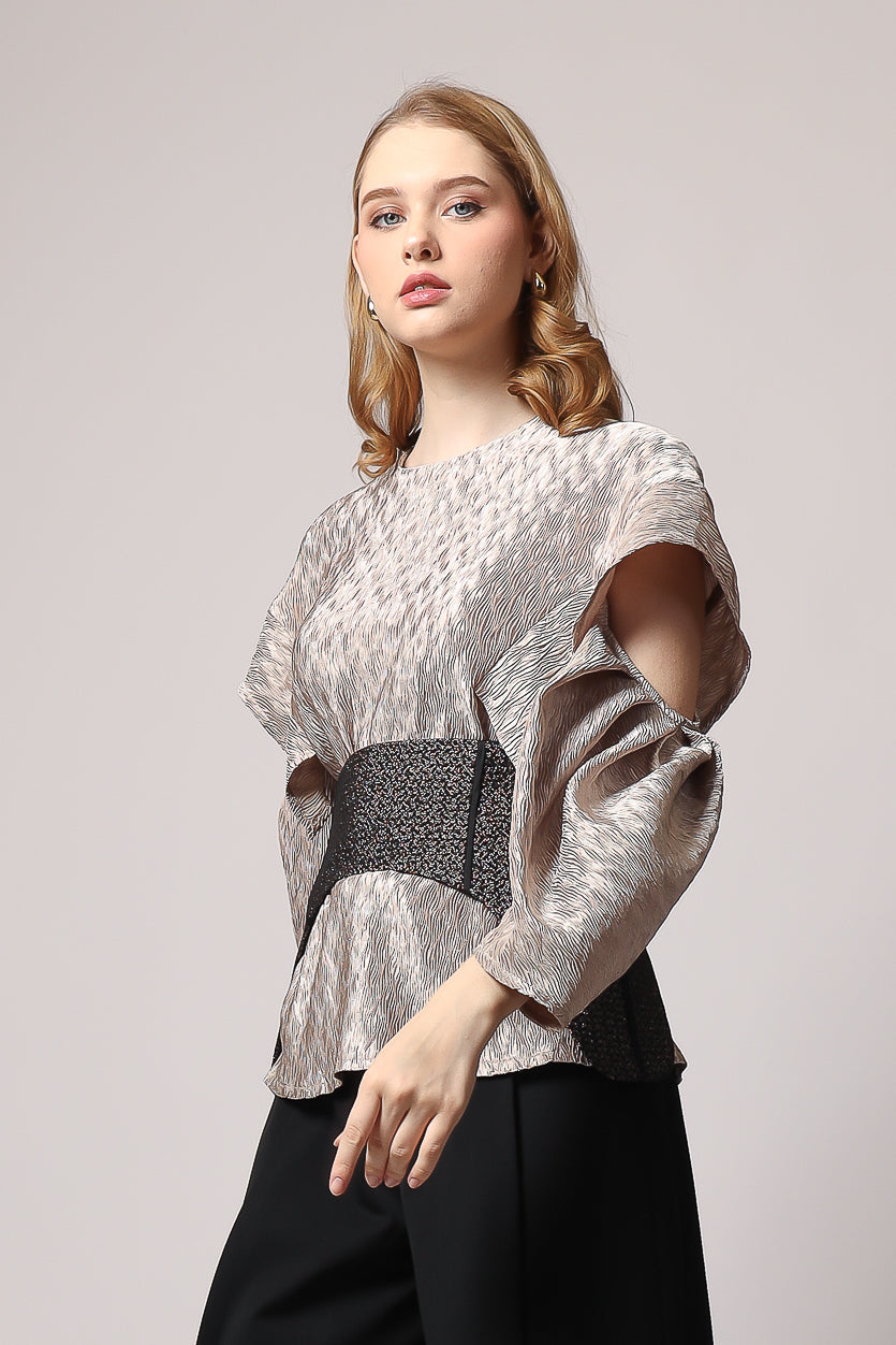 Bloom et Champs Top Obi Jacquard/Bloom Celana Alena Chiffon