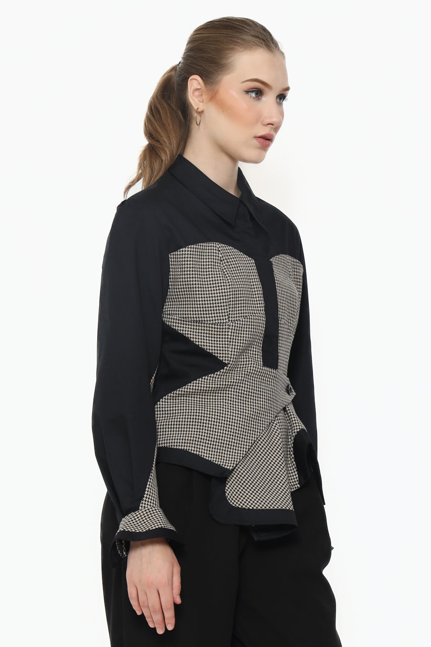 Bloom et Champs Kemeja Kemben Hitam