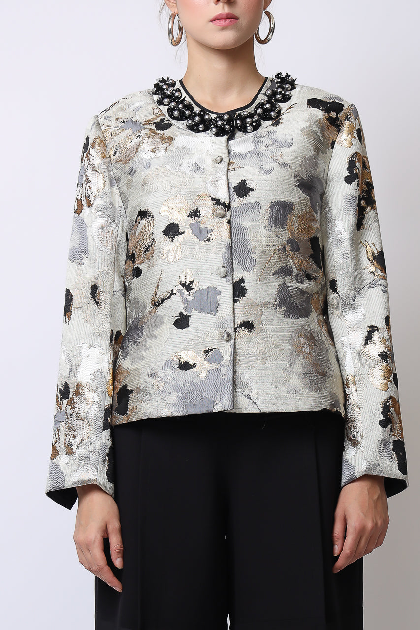 Bloom et Champs Jacquard Payet New Year Blazer