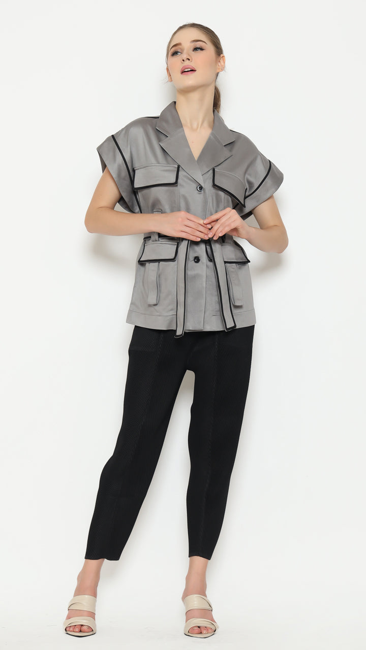 Bloom et Champs Safari Blouse Grey