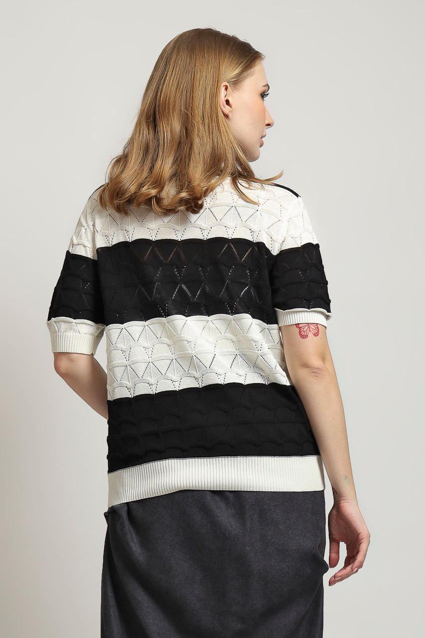 Bloom et Cotton Stripe Knit