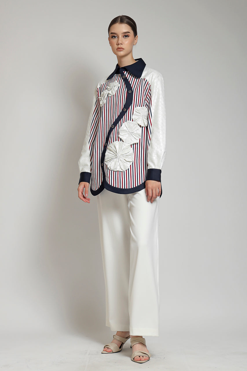 Bloom et Champs Kemeja Bunga Tempel