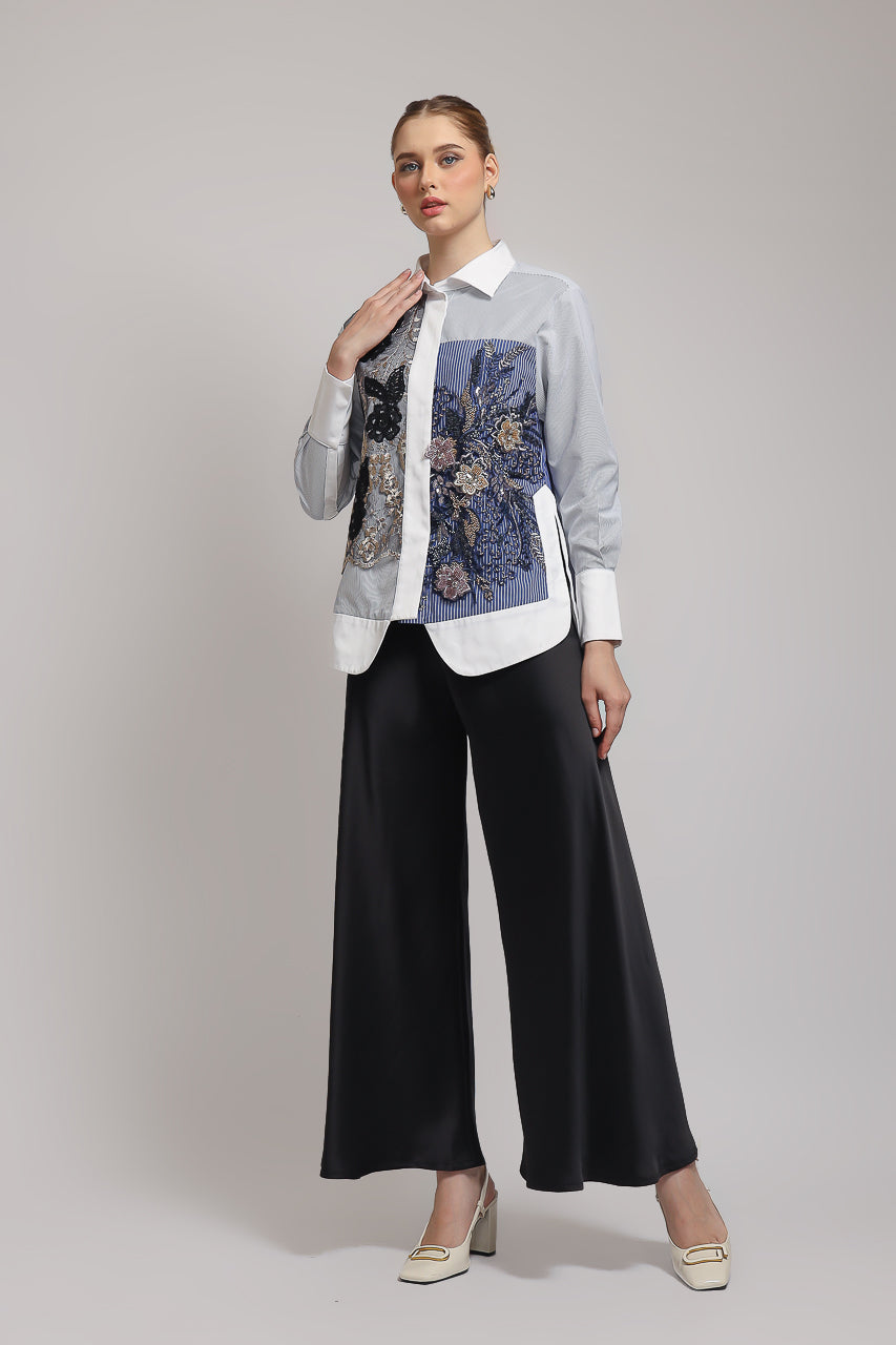 Bloom et Champs Kemeja BB Mote Navy
